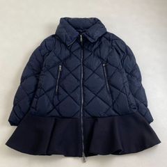 MONCLER モンクレール フリルダウンジャケット ネイビー サイズ00