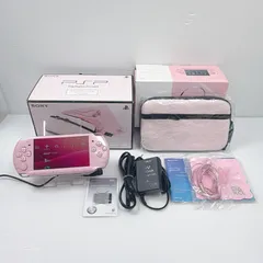 極美品 PSP 3000 ブロッサムピンク バリューパック PSPJ-30019 遊べるセット 動作確認済み FW6.60 ソニー プレイステーション ポータブル SONY PlayStation Portable psp