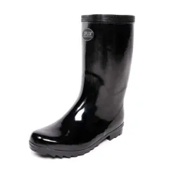 【人気商品】吸汗 メリヤス裏布 メンズ 軽半長靴 ZIPLOA レインブーツ 長靴 [CO-COS]