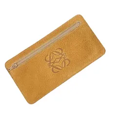 LOEWE ロエベ ポーチ  アナグラム/レザー ヴィンテージ   ブラウン ユニセックス / 241019000554