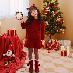 送料無料 クリスマス コスプレ 子供 サンタ服 スウェット 女の子 キッズ サンタコスプレ ワンピース キッズ 女の子 パーカー クリスマス コスチューム 子供服 トナカイ 仮装 パーティー  クリスマス衣装  イベント コスプレ 110 130 150cm