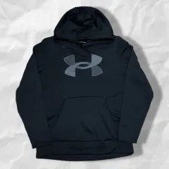 (L)アンダーアーマー フーディー Tシャツ 黒