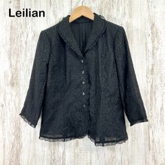 Leilian レリアン ジャケット サイズ13プラス チャコールグレー - メルカリ