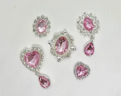 センターパーツセット　5個セット　シルバー【1番〜10番】