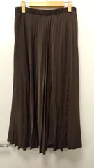 M2   アンタイトル　プリーツスカート　11号　ポリエステル100%   手洗いOK      ウエスト総ゴム