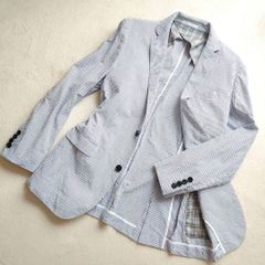 BURBERRY BLACK LABEL テーラードジャケット ストライプ チェック