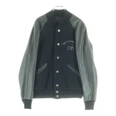 UNITED ARROWS (ユナイテッドアローズ) Liquor,woman&tears リカー ウーマン&ティアーズ アームレザーラグランジャケット ブルゾン ネイビーのサムネイル