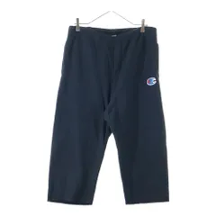 UNDERCOVER (アンダーカバー) ×Champion チャンピオン リバースウィーブ カットオフ ドローストリング スウェットパンツ ブラック C8-B206