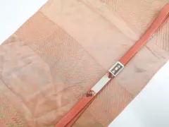 【一輝堂】和装小物 帯締め帯揚げセット 平組 美品 帯締 帯揚 25w11-13691