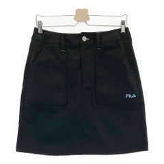 サイズ：LL FILA GOLF フィラゴルフ  スカート 刺繍  ブラック系 [240101554127] ゴルフウェア レディース ストスト
