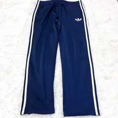 古着 adidas アディダス トラックパンツ ネイビー スリーストライプス2510-331