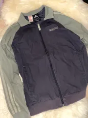 adidas 必須アイテム レア ヴィンテージ ジャージ ジップアップ トラックジャージ カーキ