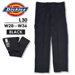 Dickies ディッキーズ WP873 ワークパンツ メンズ レディース チノパン スリムフィット ストレート ボトムス レングス30 BLACK ブラック 各サイズあり【新品・正規品】