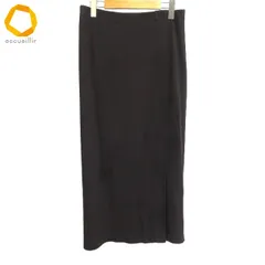 #a ミッソーニ MISSONI ロング タイト スカート 42 茶 ニット サイドスリット ストレッチ ウール混 イタリア製 レディース [972615] k01のサムネイル
