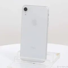 〔中古品〕 iPhoneXR 64GB ホワイト MT032J／A SIMフリー【344】