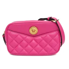 ヴェルサーチェ(Versace) メデューサ キルティング チェーンショルダーポーチ レディース レザー ポーチ,ショルダーバッグ ピンクのサムネイル