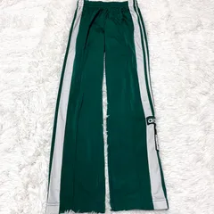 ブラックピンク着用 BLACKPINK着用 adibreak アディブレイク 古着 adidas アディダス トラックパンツ グリーン 2510-335