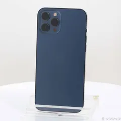 〔中古品〕 iPhone12 Pro Max 256GB パシフィックブルー MGD23J／A SIMフリー【344】