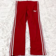 adidas 〖希少限定モデル〗ハート柄 ジャージ パンツ レッド - メルカリ