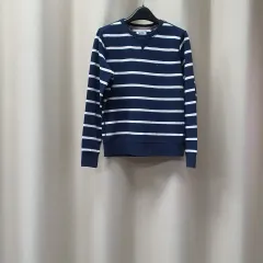 トミーヒルフィガー ストライプ 長袖 コットンTシャツ