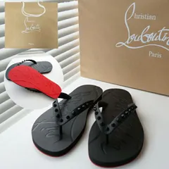 【新品■正規品■送料無料■ギフト包装無料】Christian Louboutin ルブタン スタッズと鮮烈レッドが魅力のサンダル メンズ 男性 ギフト プレゼント 誕生日 お祝い 父の日クリスマス プレゼント