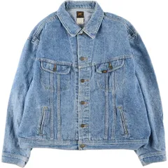 古着 80~90年代 リー Lee デニムジャケット Gジャン USA製 メンズXXL相当 ヴィンテージ/eaa602058