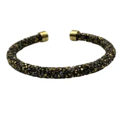 SWAROVSKI(スワロフスキー) バングル美品  - ゴールド×クリア