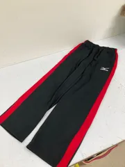 送料無料★MIZUNO ミズノ★ジャージ　パンツ★メンズ　Lサイズ★黒赤　ブラック　#71125sbo