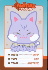 ATEEZ ランダムトレーディングカード SAN ANITEEZ IN TREASURE イラスト