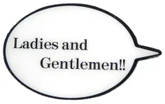 【中古】フィギュア [単品] 台詞プレート『Ladies and Gentlemen!!』 「ねんどろいど 怪盗キッド 名探偵コナン」 GOODSMILE ONLINE SHOP限定特典