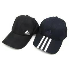 アディダス キャップ 2点セット ランニング スポーツウエア 帽子 ブランド まとめて レディース メンズ adidas 【中古】