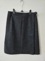日本ウール素材ラップスカート