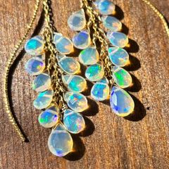 確認用ページ 極美プレシャスオパール ウェーブアメリカンピアス 14kgf 極美プレシャスオパール ウェーブアメリカンピアス 14kgf