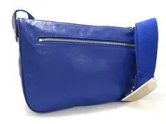 BURBERRY バーバリー ショルダーバッグ PRORSUM Knight Medium Shield プローサム ミディアムシールド 8089291 ブルー レザー ユニセックス シルバー金具 超美品【本物保証】 BURBERRY バーバリー ショルダーバッグ PRORSUM Knight Medium Shield