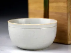 【蔵C6581b】中国古美術　景徳鎮窯　影青（インチン）小碗　南宋　用心箱付