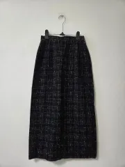 日本 ヴィンテージ ツイード ロング丈スカート