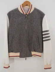 THOM BROWNE/トムブラウン ブルゾンジャケット 4BAR グレー サイズ2 MJO035X 05507 035