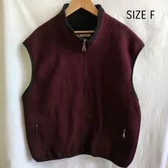 チャンピオン　Champion　ワインレッド　赤　フリース　ベスト　フリーサイズ