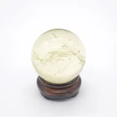 丸玉 球体 置物 シトリン 直径45mm 天然石製 黄水晶 パワーストーン