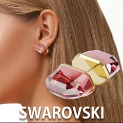 新品　訳あり　特価　SWAROVSKI スワロフスキー Lucent スタッドピアス 片耳用  ピアス　レディース　ピンク　クリスタル　アクセサリー　アクセ