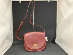 Dakota ダコタ ゆべしコラボ ショルダーバッグ レザー 本革 ワインレッド バーガンディ ターンロック レディース かばん