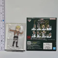 進撃の巨人 一番くじ H賞 エルヴィン・スミス アクリルキャラクター スタンド フィギュア