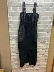 A【A20-39】◇JEANASIS   サイズF　パッチワークジャンスカート　黒　無地