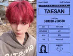 【中古】コレクションカード(男性) BOYNEXTDOOR/テサン(TAESAN)/CD「No Genre」(Board Game ver.)トレーラーフィルムフォトカード