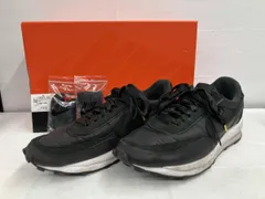【箱付き】NIKE×Sacaiコラボ LD WAFFLE BV0073-002 30cm ブラック スエード シューレース付き 黒タグ付き メンズ 