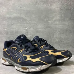 ASICS GEL-NYC MIDNIGHT CARRIER GREY F921124 ホワイト イエロー ネイビー サイズ29 アシックス