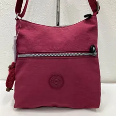 6579 Kipling キプリング　ショルダーバッグ　肩がけ　斜めがけ　ワインレッド系　レッド系　通勤　通学　ユニセックス　ナイロン　レディース