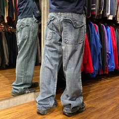 260 ROCAWEAR 52インチ 00's バギー デニムパンツ 刺繍 00s ROCAWEAR