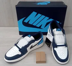 NIKE/ナイキ/スニーカー/AIR JORDAN 1 RETORO LOW/OGCZ0790-400/ネイビー×ホワイト×ライトブルー/27.5cm