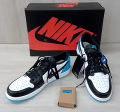 NIKE/ナイキ/スニーカー/AIR JORDAN 1 RETRO LOW OG/CZ0790-104/ブラック×ホワイト×ブルー/27.5cm